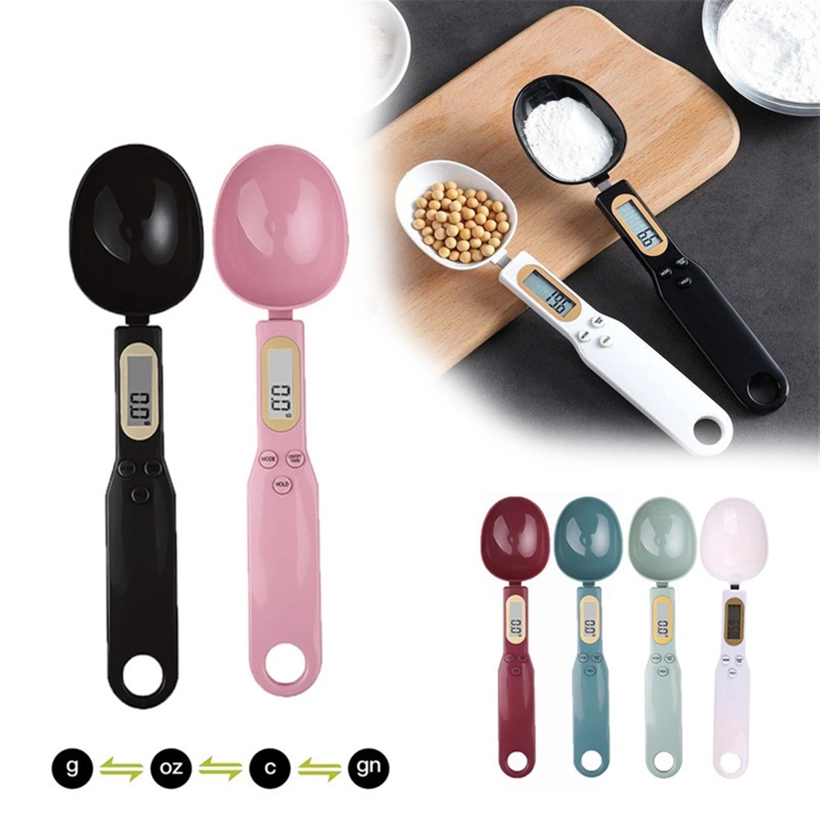 Electronic Kitchen Scale 500g 0.1g LCD Digital Measuring Food Flour Digital Spoon Scale Mini Kitchen Tool for Milk Coffee Scale