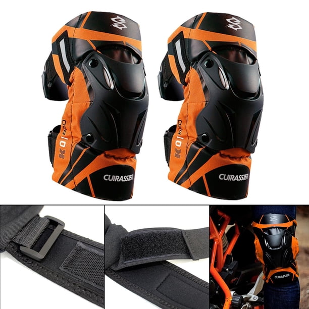 2x Rodilleras Moto K01-3 para motocross Reflectantes DYNWAVEMX rodilleras de moto