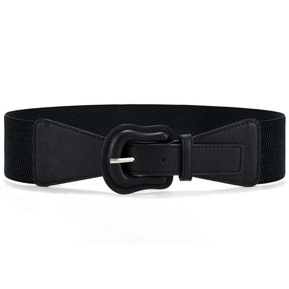 SUOSDEY Women Wide Belt, Elastic Belt Ladies Waist Belt for Dresses