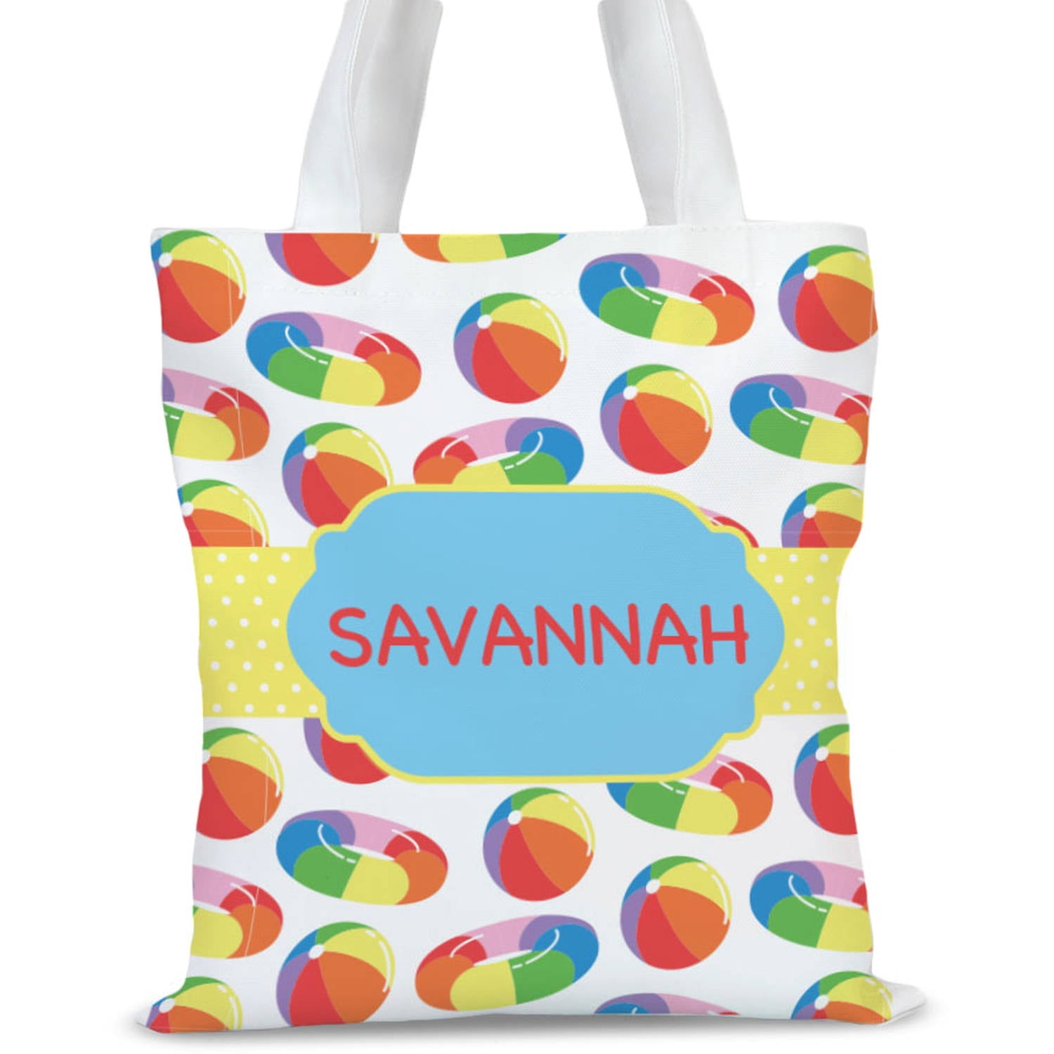 Shark Shade Yellow and Yellow Travel Tote