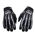 thumbnail image 3 of Mens Cycling Biker Racing Motorcycle Mitten Polyester Skeleton Goth Skull Bone Full Finger Sport Gloves jeaz, 3 of 6