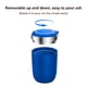 thumbnail image 4 of Cenicero portátil para coche con tapa, cenicero desmontable, acero inoxidable para coche y hogar, azul, 4 of 7