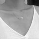 thumbnail image 5 of Collar de tres hermanas Yuxing con colgante de corazón a juego Acero inoxidable Baño de oro rosa A 30354 A, 5 of 5
