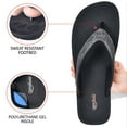 thumbnail image 5 of AEROTHOTIC Flip Flops for Women with Arch Support Plantar Fasciitis Orthopedic Cushioned Footbed Comfortable Non-Slip Sole with Padded Straps Dressy Casual Recovery Women Sandals, 5 of 10