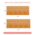 thumbnail image 6 of Weeping Flowers Yoga Towel for Hot Yoga Non Slip, Orange Spring Floral Botanical Art Aesthetics Yoga Mat Towel Absorbent Yoga Sweat Towels Microfiber Hot Yoga Blanket for Bikram Pilates 26"x74", 6 of 7