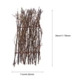 thumbnail image 3 of 6PCS Natural Purple Bamboo Fence Mat Micro Landscape Decoration (1PC/Each Style), 3 of 5