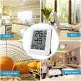 thumbnail image 5 of Termómetro de interior, termómetro higrómetro con sensor exterior, termómetro de ambiente, termómetro inalámbrico con pantalla LCD grande, interruptor ℃/℉, ideal para oficina, hogar,, 5 of 5