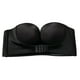 thumbnail image 3 of Sujetador sin tirantes, invisible, antideslizante, sexy, con hebilla frontal, ropa interior para vestido de novia, fiesta, negro, 36 / 80AB Jumpingount AP001296-07, 3 of 7