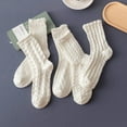 thumbnail image 2 of YooGuoGuo 5 Pairs Cute Lace Mesh Ruffle Frilly Socks Aesthetic Crew Socks Cottagecore Fall Socks Lolita Clothes Fairycore Stuffs, 2 of 7