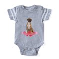 thumbnail image 1 of CafePress - Boxer Valentine - Cute Infant Baby Football Bodysuit, 1 of 1