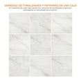 thumbnail image 4 of piso cerámico stella 60 x 60 cm blanco tipo mármol caja con 1.44 m2, 4 of 7