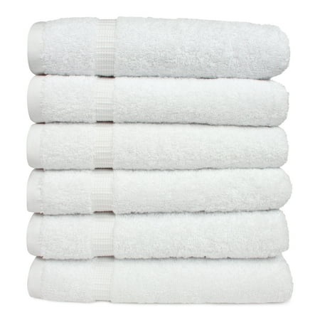Cambridge brand by Salbakos Luxury Hotel & Spa 16x30 Hand Towel Set of 6 - 100% Genuine Organic Turkish Cotton