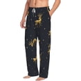 thumbnail image 2 of Bingfone Christmas Deers Mens All Over Print Sleep Pajama Pants-Large, 2 of 9