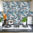 thumbnail image 6 of clevermosaics 12" x 12" Peel and Stick Vinyl Backsplash Tiles for Kitchen and Bathroom, 10 Sheets, 6 of 7