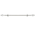 thumbnail image 1 of Metallo Decorative Rod & Finial Lexus Silver 28-48, 1 of 1