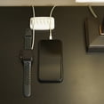 thumbnail image 4 of Desktop Cable Organizer, Weighted, Eco-Friendly Silicone, No Bad Smell, Bundled with 4 Reusable Cable Ties (White), 4 of 7