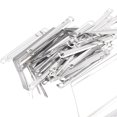 thumbnail image 4 of 50 Sets Silver Tone Metal Organizer Binder Documents Clip Paper Fasteners, 4 of 5