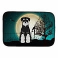 thumbnail image 3 of Halloween Scary Standard Schnauzer Black Grey Dish Drying Mat, 3 of 3