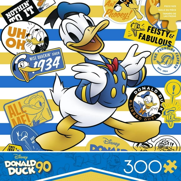 CEACO Puzzle 300 pièces - Disney, Donald Duck 90ème Collage