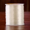 thumbnail image 1 of 1 PC DIY  0.8mm 100 Meter Clear Stretch Elastic Beading Cord String Thread Spool Roll, 1 of 3