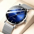 thumbnail image 2 of BELUSHI Fashion Men Watches Top Brand Luxury Slim Steel Quartz Watch Men Business Waterproof Analog Wrist Watch Male Clock, 2 of 7
