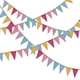 thumbnail image 1 of Banderines coloridos con bandera triangular, banderines de cadena, 4 Uds., 1 of 5