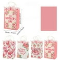 thumbnail image 3 of 8.27" Mother's Day Gift Bags with Tissue Paper, Flower Party Bag for Mother's Day, Reusable Gift Packaging for The Best Mom Theme Party, 3 of 8