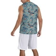 thumbnail image 2 of Sikiie Underwater Animals and Flowers Basketball Jersey Reversible Men's Mesh Athletic Sports Shirts Training Practice S-4XLMedium, 2 of 6