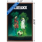 Blue Lock - Isagi v Rin Wall Poster, 22.375 x 34 Framed