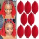 thumbnail image 1 of Marley Twist Cabello trenzado 12 pulgadas Springy Afro Twist Hair Red Cuban Twist Hair 8Packs Pre Separado Kinky Twist Hair Spring Twist Hair para Soft Butterfly Locs Crochet Hair Marley Hair para muj, 1 of 5