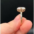 thumbnail image 3 of 3Ct Cushion Cut Lab Created Diamond Valentine Gift For Women's Ring 14k Yellow Gold Plated, 3 of 4