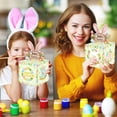 thumbnail image 5 of Happy Easter Bunny Money Box, White Easter Theme Party Decoration for Gift Collection, Wedding Christening Baby Shower Fundraising, 8.5 x 6.5 x 6.5 Inches, 5 of 5