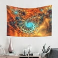 thumbnail image 2 of Mysterious Fractal Vortex Tapestry, Abstract Style Wall Decor Home Decor Bedroom Living Room Dorm Tapestry Room Wall Hanging 60 x 40 inches, 2 of 7