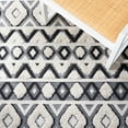 thumbnail image 5 of SAFAVIEH Cottage Leptis Geometric Indoor/Outdoor Runner Rug, Ivory/Black, 2' x 8', 5 of 6