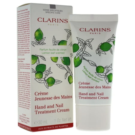 Hand and Nail Treatment Cream Lemon Leaf Scented by Clarins for Unisex - 1 oz
