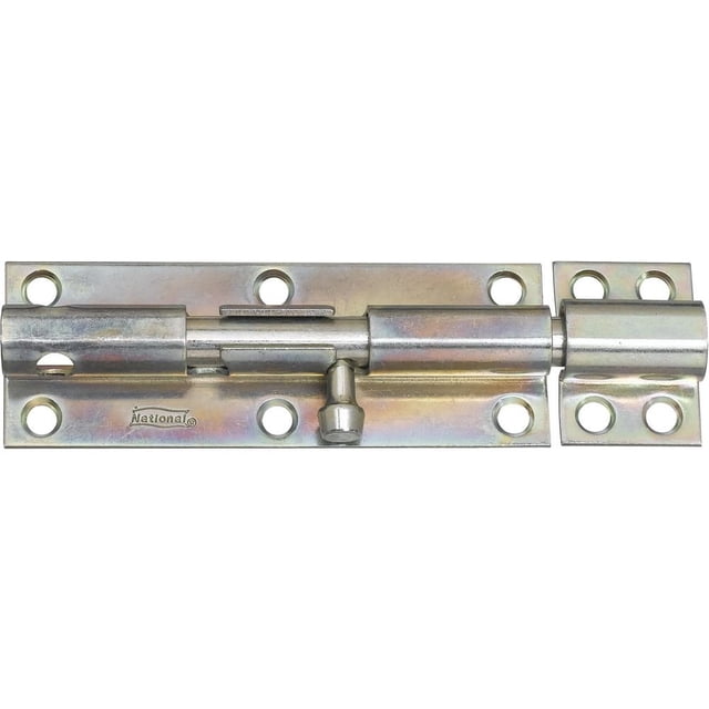 Barrel Bolt National Hardware N162-388, chapado en zinc, 15 cm