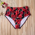 thumbnail image 6 of Douhoow Beach Swimwear High Waist Swim Shorts Women Floral Print Briefs Bikini Trunks Tankini, 6 of 9