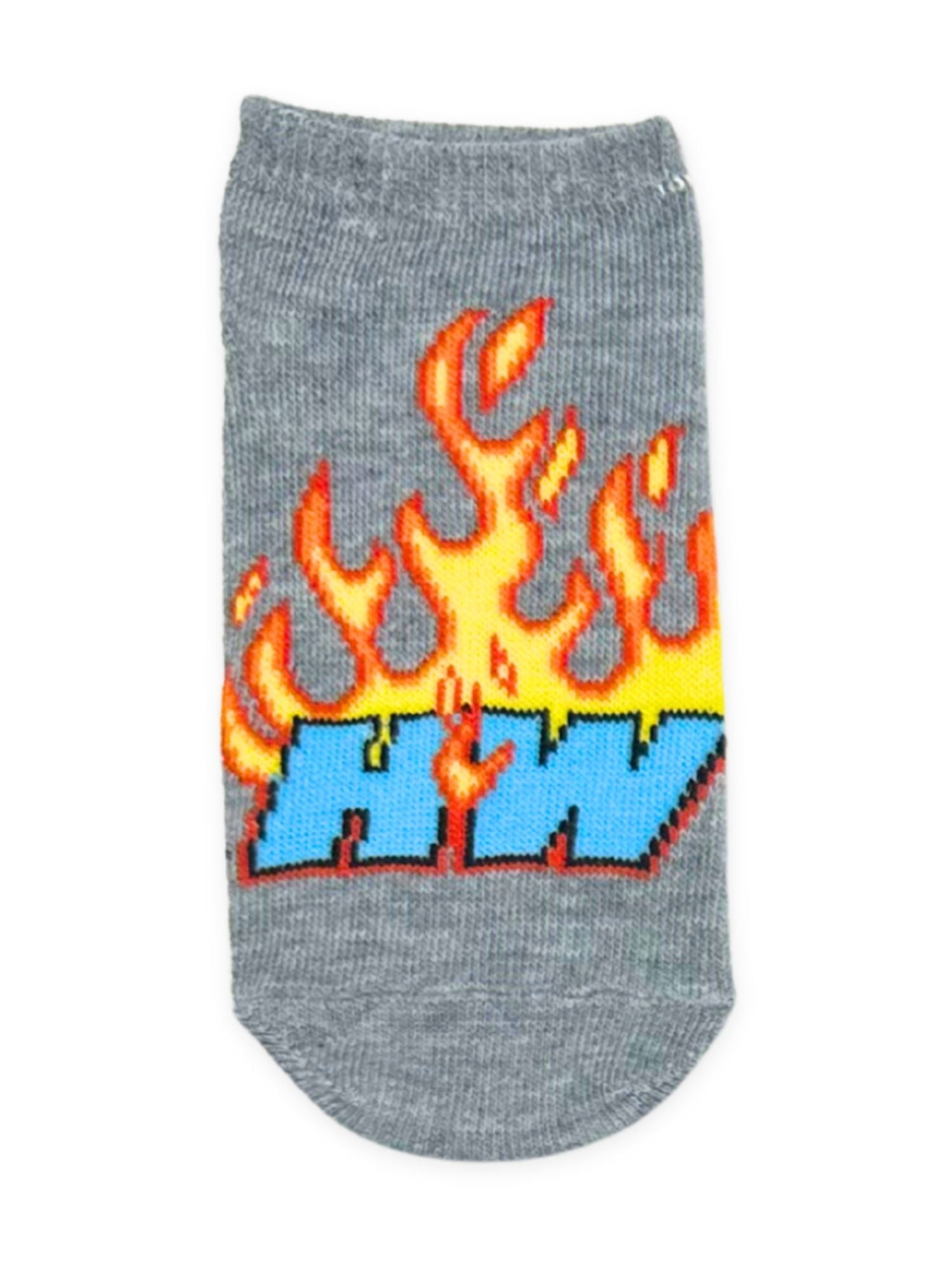 Hot Wheels Boys No-Show Socks, 6-Pack, Sizes S/M-M/L