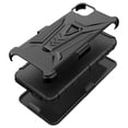 thumbnail image 6 of Compatible for Boost Celero 5G Case with Holster Belt Clip Hybrid Shockproof Protective Phone Cover with Kickstand - Black, 6 of 7