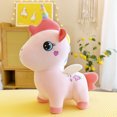 thumbnail image 2 of Muñeca de peluche con forma de unicornio colorido, 60 cm, grande y suave, de peluche, 2 of 2
