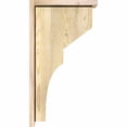 thumbnail image 3 of 6"W x 14"D x 26"H Monterey Rough Sawn Corbel w/Backplate, Douglas Fir, 3 of 9