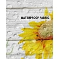 thumbnail image 5 of Outdoor Throw Pillow Cover Farm Watercolor Blooming Sunflowers Waterproof Cushion Covers 2 Pack Wooden Planks Pillow Cases Home Decoration for Patio Garden Couch Sofa, 5 of 6