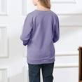 thumbnail image 4 of XQYLOS Chandail en Molleton Fille Manches Longues Col Rond Chandail Décontracté avec Poches Mignon Doux Usage Quotidien Style Urbain Chandail à Capuchon Alternative Adolescent Moyen Grand Enfants, 4 of 9