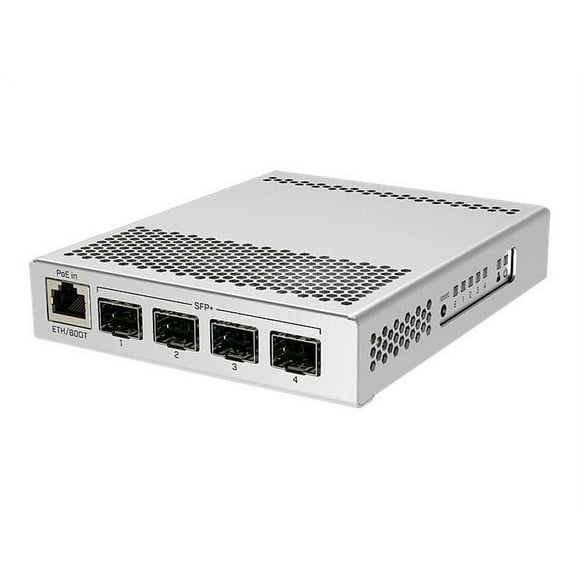 MikroTik CRS305-1G-4S+IN - Switch - 4 x SFP+ + 1 x 10/100/1000 (PoE) - desktop - PoE+ - DC power