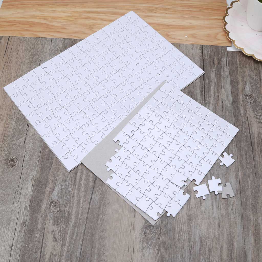 10 Packs Jigsaw Puzzles A4 A5 Sublimation Blanks Puzzles DIY Heat Transfer Craft - image 2 of 15