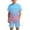 0-Sky Blue&658, variant on Tiijoy Toddler Boys Outfits Kids Gradient Short Sleeve T Shirt Shorts Set, Sizes 4-5