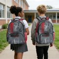thumbnail image 5 of Whosucclay Red Graffiti Ar School Bookbag with Lightweight Large Capacity Daypack, Washable 17 Inch Knapsack with Front Pocket for High School Elementary School, 5 of 8