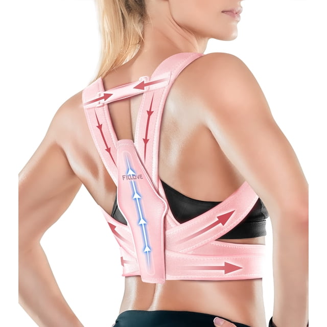 Corrector de postura FILLOVE, soporte de espalda para terapia magnética