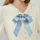 thumbnail image 5 of Broche de lazo preatado Yinane con cuentas accesorio de ropa portátil broche de listón Pin de corbata para blusa esmoquin (Azul), 5 of 8