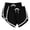 Black, variant on 2 PC Athletic Shorts for Women Color Block Elastic Waist Loungwear Dolphin Shorts for Gym Workout Running Jogging Gray-Gray S